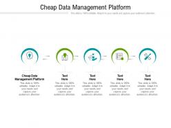 Cheap data management platform ppt powerpoint presentation infographic template cpb