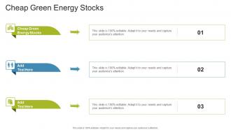Cheap Green Energy Stocks In Powerpoint And Google Slides Cpb