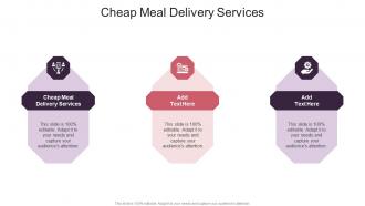 Cheap Meal Delivery Services In Powerpoint And Google Slides Cpb