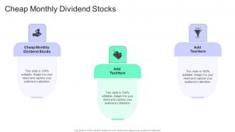 Cheap Monthly Dividend Stocks In Powerpoint And Google Slides Cpb