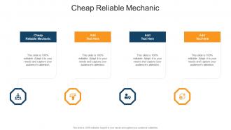 Cheap Reliable Mechanic In Powerpoint And Google Slides Cpb