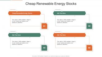 Cheap Renewable Energy Stocks In Powerpoint And Google Slides Cpb