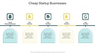 Cheap Startup Businesses In Powerpoint And Google Slides Cpb
