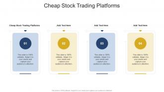 Cheap Stock Trading Platforms In Powerpoint And Google Slides Cpb