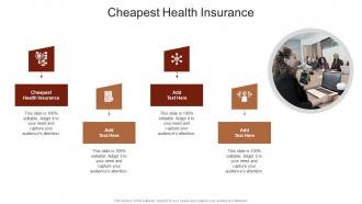 Cheapest Health Insurance In Powerpoint And Google Slides Cpb