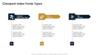 Cheapest Index Funds Types In Powerpoint And Google Slides Cpb