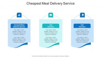 Cheapest Meal Delivery Service In Powerpoint And Google Slides Cpb