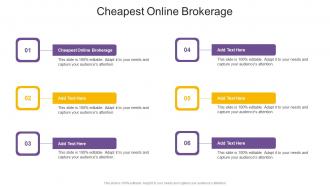 Cheapest Online Brokerage In Powerpoint And Google Slides Cpb