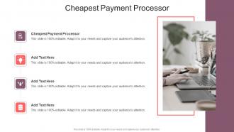 Cheapest Payment Processor In Powerpoint And Google Slides Cpb