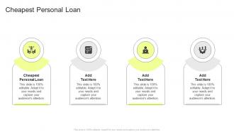 Cheapest Personal Loan In Powerpoint And Google Slides Cpb