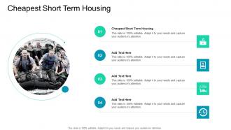 Cheapest Short Term Housing In Powerpoint And Google Slides Cpb