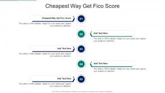 Cheapest Way Get Fico Score In Powerpoint And Google Slides Cpb