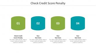 Check credit score penalty ppt powerpoint presentation visuals cpb