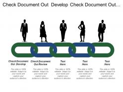 Check document out develop check document out review