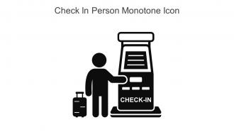 Check In Person Monotone Icon In Powerpoint Pptx Png And Editable Eps Format