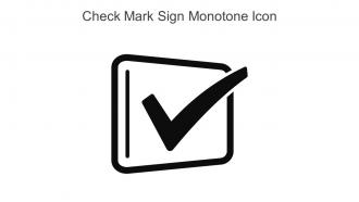 Check Mark Sign Monotone Icon In Powerpoint Pptx Png And Editable Eps Format