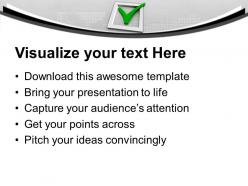 Check mark success powerpoint templates ppt themes and graphics 0113