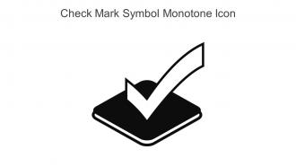 Check Mark Symbol Monotone Icon In Powerpoint Pptx Png And Editable Eps Format
