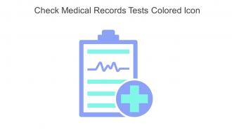 Check Medical Records Tests Colored Icon In Powerpoint Pptx Png And Editable Eps Format
