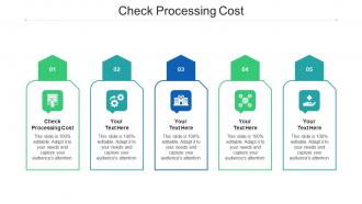 Check Processing Cost Ppt Powerpoint Presentation Infographic Template Information Cpb