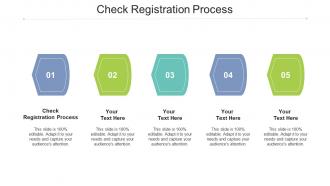 Check registration process ppt powerpoint presentation ideas inspiration cpb