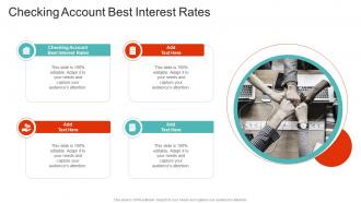 Checking Account Best Interest Rates In Powerpoint And Google Slides Cpb