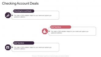 Checking Account Deals In Powerpoint And Google Slides Cpb
