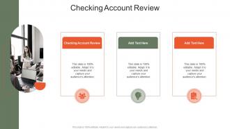 Checking Account Review In Powerpoint And Google Slides Cpb