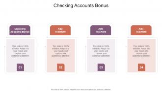 Checking Accounts Bonus In Powerpoint And Google Slides Cpb