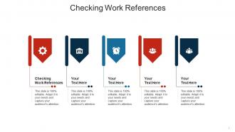 Checking work references ppt powerpoint presentation example cpb