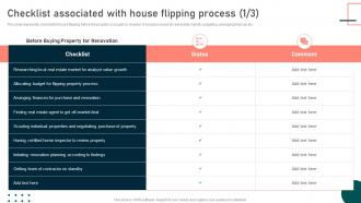 Checklist Associated With House Flipping Process Techniques For Flipping Homes For Profit Maximization