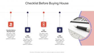 Checklist Before Buying House In Powerpoint And Google Slides Cpb