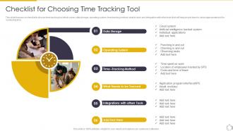 Checklist For Choosing Time Tracking Tool Task Scheduling For Project Time Management