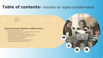Checklist For Digital Transformation Powerpoint Presentation Slides Professional Impactful