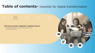 Checklist For Digital Transformation Powerpoint Presentation Slides Template Downloadable