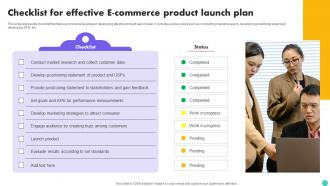 Checklist For Effective E Commerce Product Launch Plan