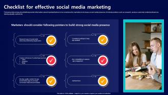 Checklist For Effective Social Media Marketing Acquiring Mobile App Customers
