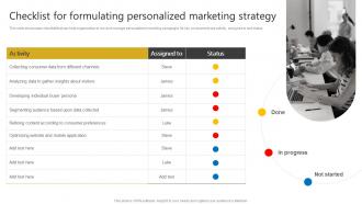 Checklist For Formulating Personalized Generating Leads Through Targeted Digital Marketing