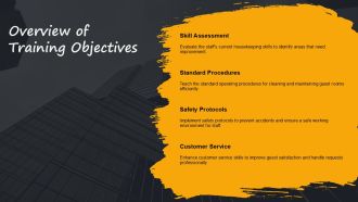 Checklist For Hotel Housekeeping Department Training PPT Graphics AT Customizable Graphical