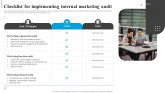 Checklist For Implementing Internal Marketing Audit