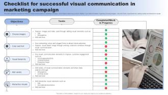 Checklist For Successful Visual Communication In Marketing Campaign