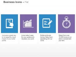Checklist growth bar graph business records time management ppt icons graphics