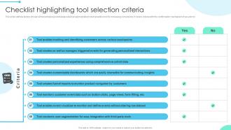 Checklist Highlighting Enhancing Business Insights Implementing Product Data Analytics SS V