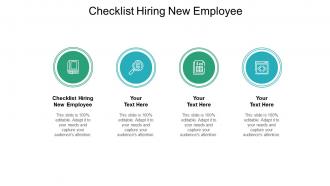 Checklist hiring new employee ppt powerpoint presentation model introduction cpb