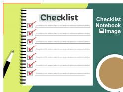 Checklist notebook image