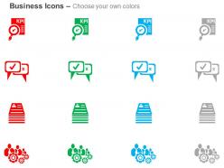 Checklist of kpi business communication training document ppt icons graphics