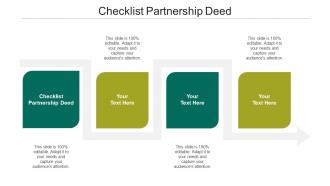 Checklist partnership deed ppt powerpoint presentation styles display cpb