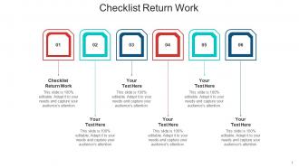 Checklist return work ppt powerpoint presentation ideas format ideas cpb
