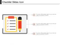 Checklist slides icon