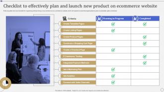 Checklist To Effectively Plan And Launch New Product On Ecommerce Website